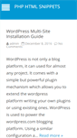 Mobile Screenshot of phphtml.info